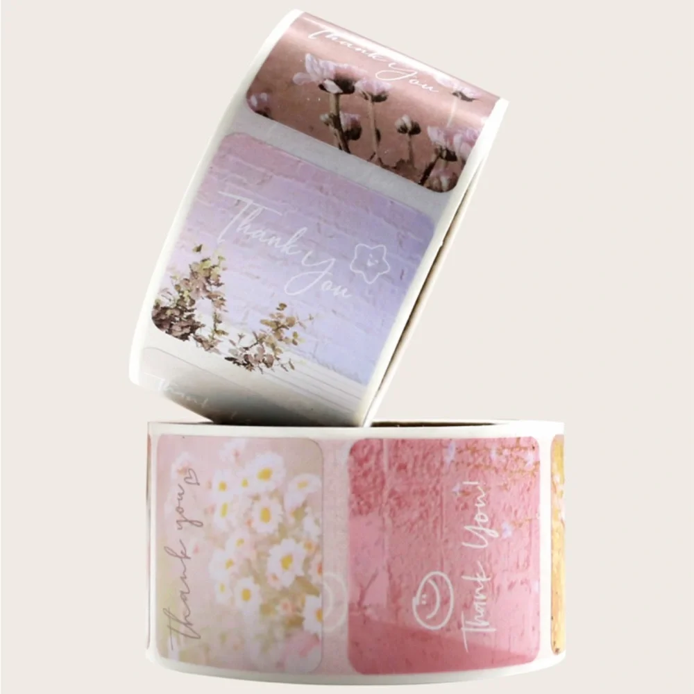 500pcs Thank You Sticker for business Sticker - Picture 2 of 2